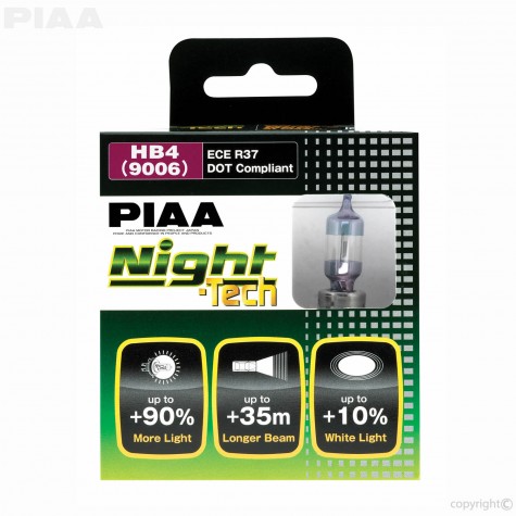 LAMPARA PIAA NIGHT TECH  9006 - HE826